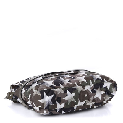 Valentino Garavani Nylon Printed Camustars Rockstud Messenger Bag Army Green White 3 of 9