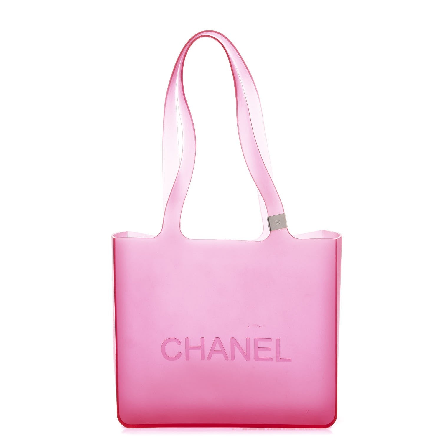 Chanel Jelly Rubber Tote Pink 1 of 8