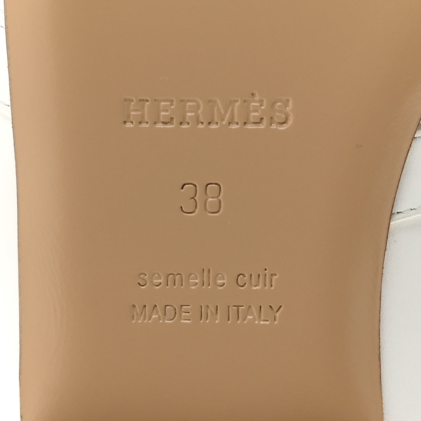 Calfskin Oz Mules 38 White