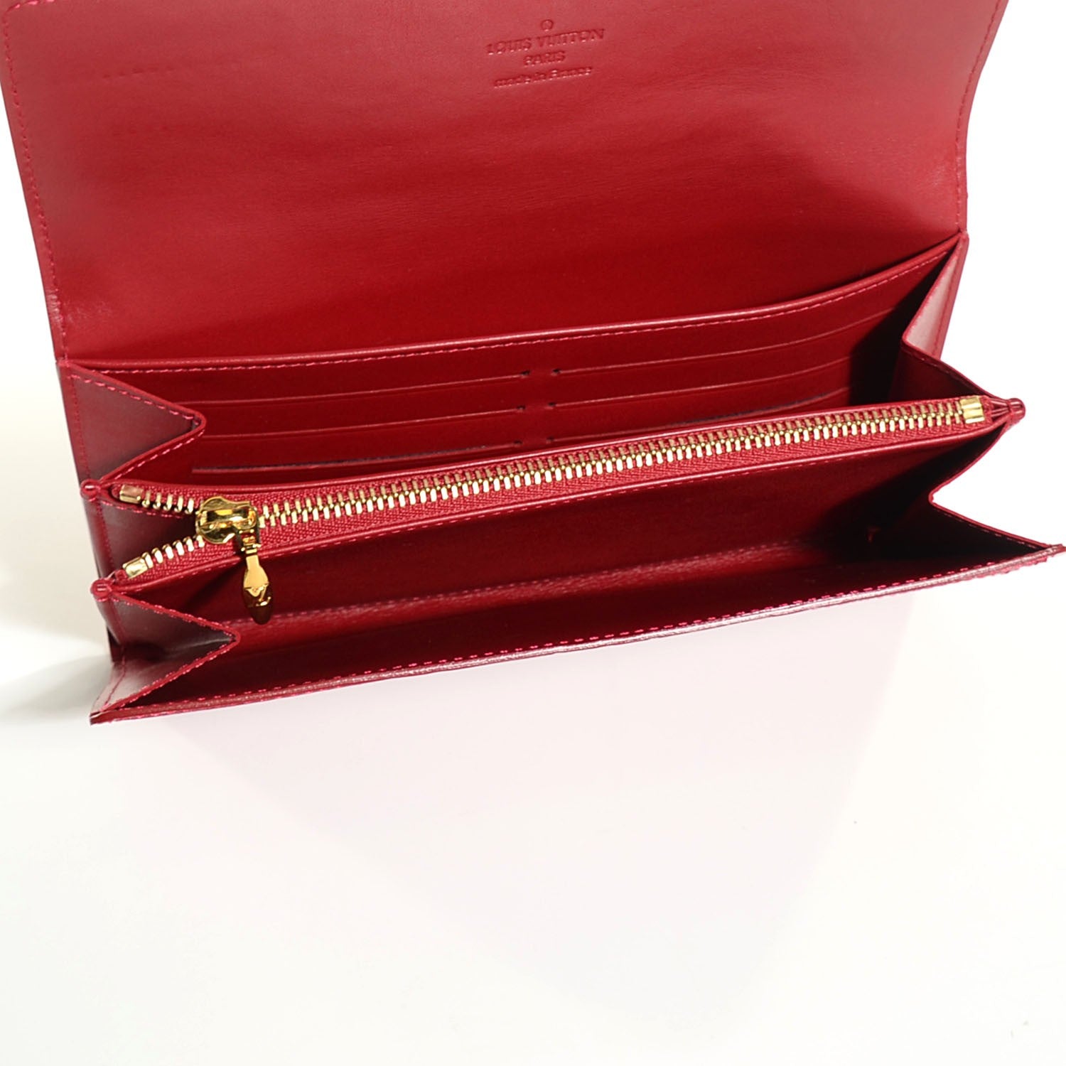 Louis Vuitton Vernis Sarah Wallet Pomme D'Amour 5 of 7