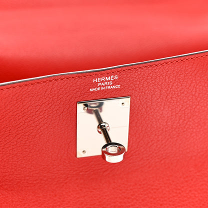 Hermes Evercolor Kelly Retourne 28 Rouge Tomate 6 of 18