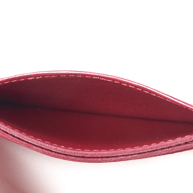 Epi Card Holder Fuchsia