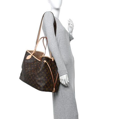 Louis Vuitton Monogram Stamped Inside Out Neverfull Bandouliere GM Beige 2 of 10