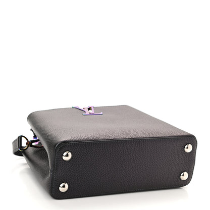 Louis Vuitton Taurillon Capucines BB Scarabeo Iridescent Black 4 of 9