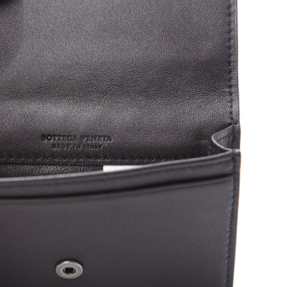 Bottega Veneta Nappa Intrecciato Card Holder Ebano 6 of 9