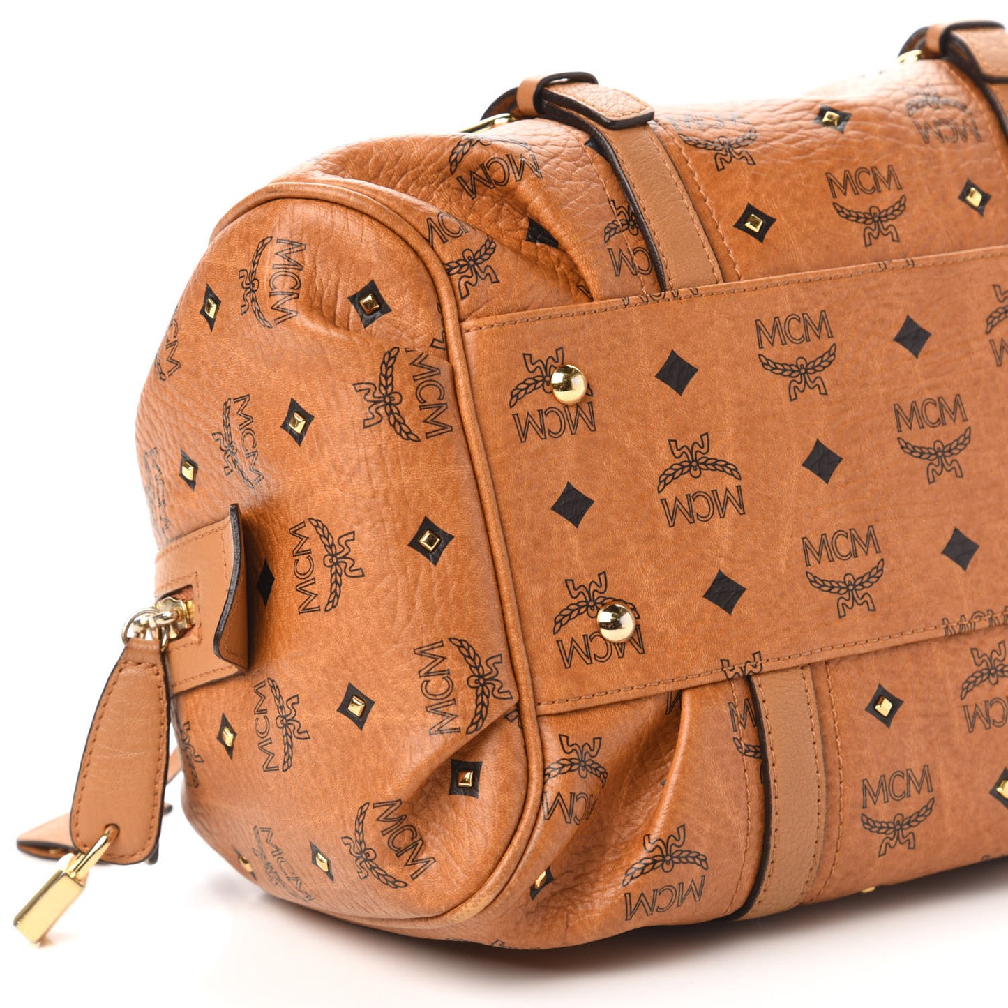 Visetos Medium Essentials Shoulder Bag Cognac