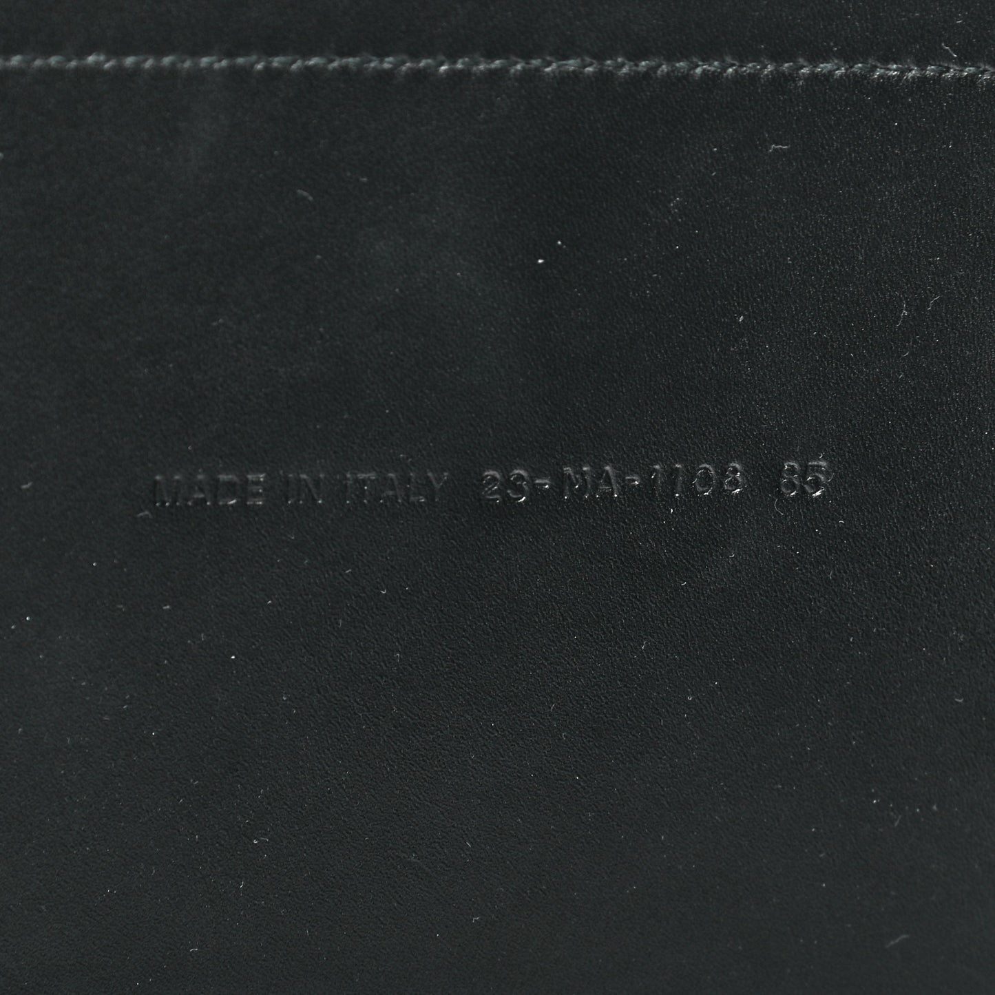 Calfskin Saddle Belt 85 Black