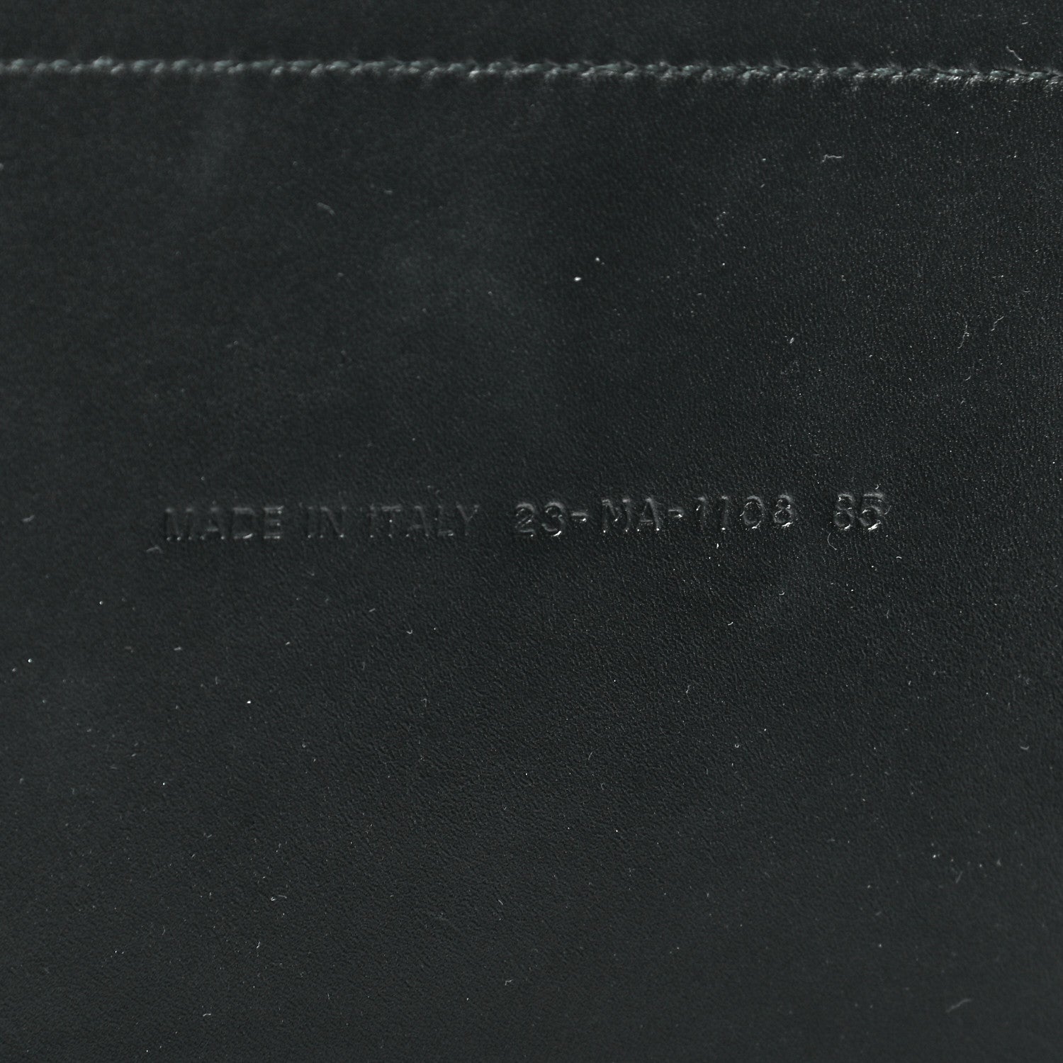 Christian Dior Calfskin Saddle Belt 85 Black 3 of 5