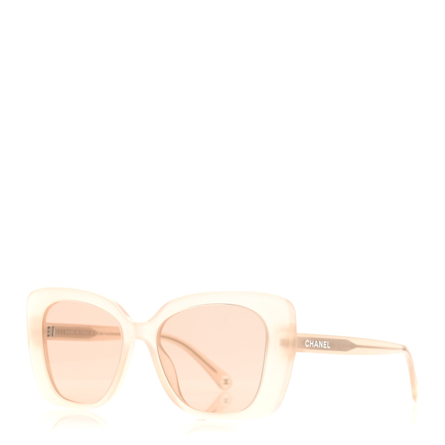 Chanel Acetate Rectangle Sunglasses 5504 Light Pink 1 of 8