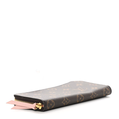 Louis Vuitton Monogram Clemence Wallet Rose Ballerine 4 of 14