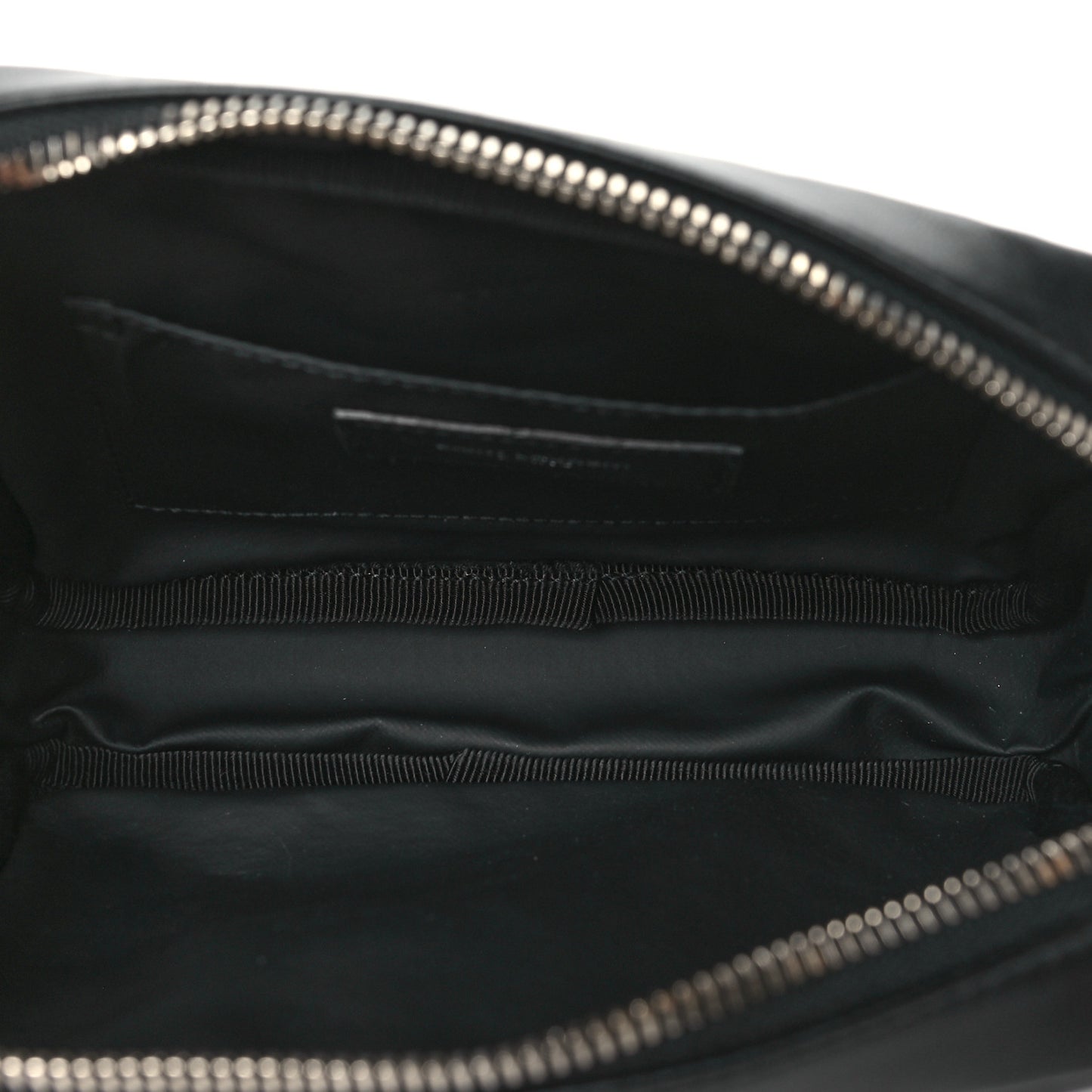 Lambskin Y Quilted Monogram Loulou Cosmetic Case Black