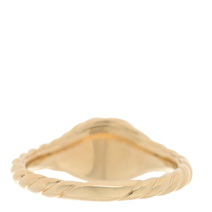 David Yurman 18K Yellow Gold Sculpted Cable Pinky Ring 47 4 3 of 4