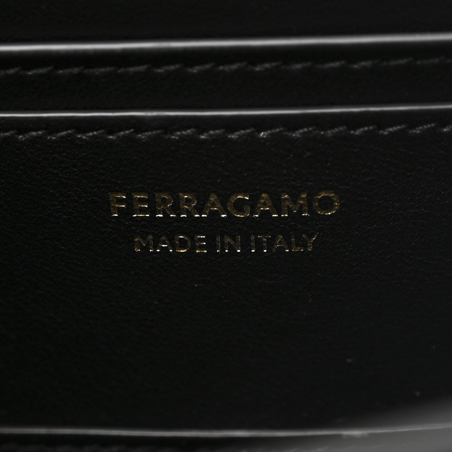 Salvatore Ferragamo Hammered Calfskin Round Gancini Crossbody Bag Black 6 of 9