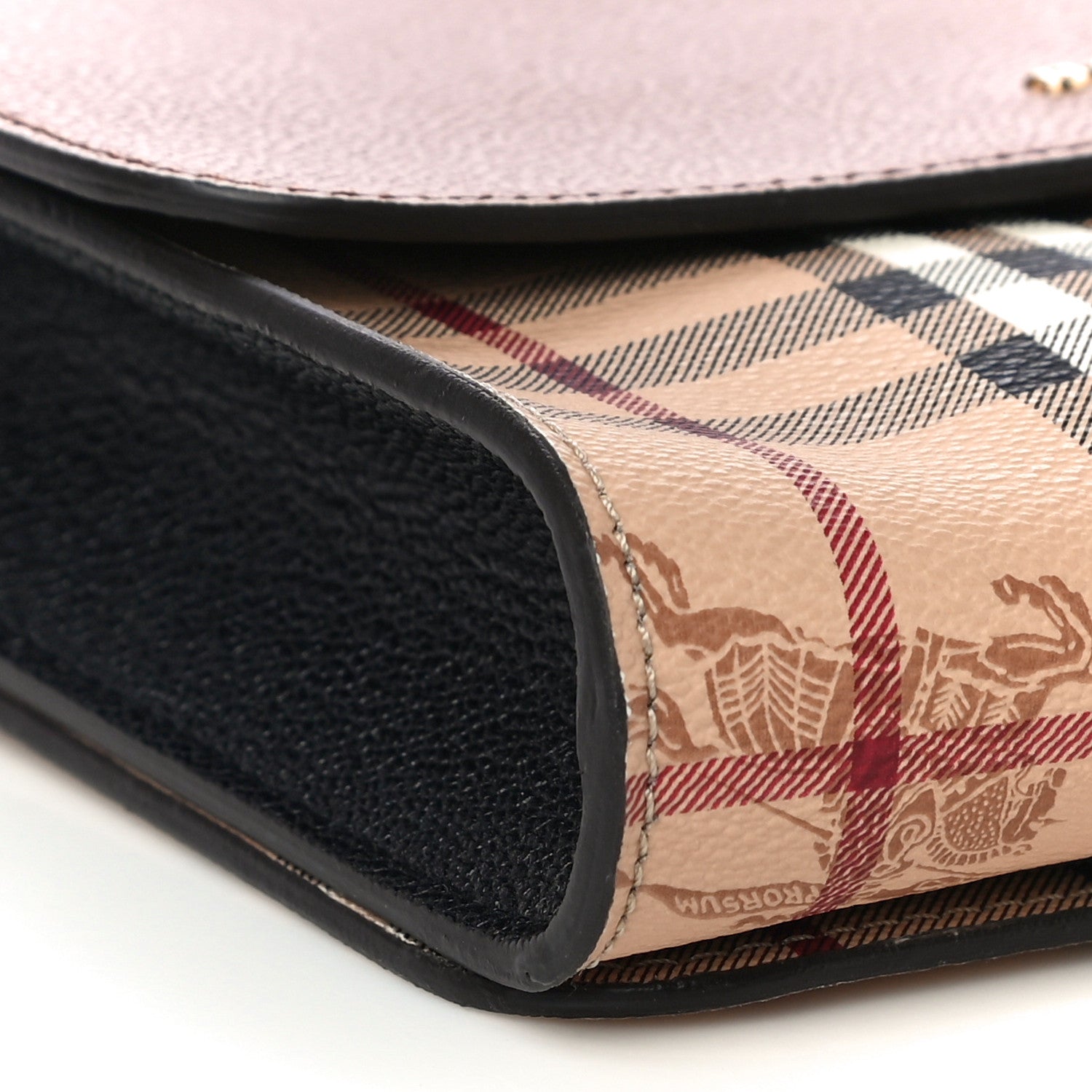 Burberry Haymarket Check Small Loxley Crossbody Bright Toffee 8 of 9