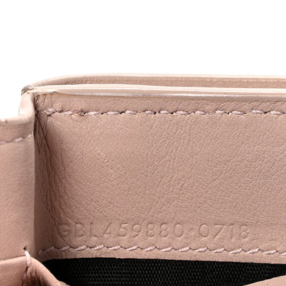 Saint Laurent Smooth Calfskin Monogram Tiny Line Wallet Poudre 7 of 8