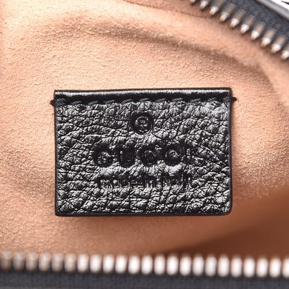 Gucci Azalea Calfskin Matelasse Diagonal Tall GG Marmont Crossbody Bag Black 7 of 11