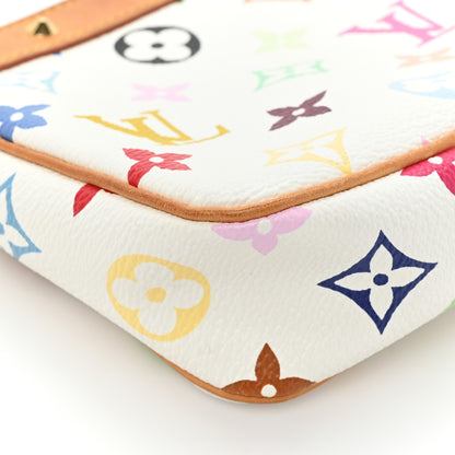 Louis Vuitton Monogram Multicolor Pochette Accessories White 9 of 14