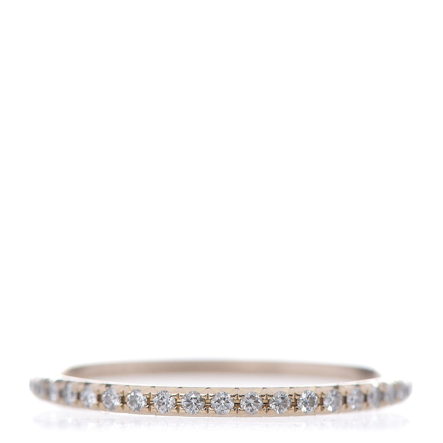 18K Rose Gold Diamond Metro Band Ring 52 6