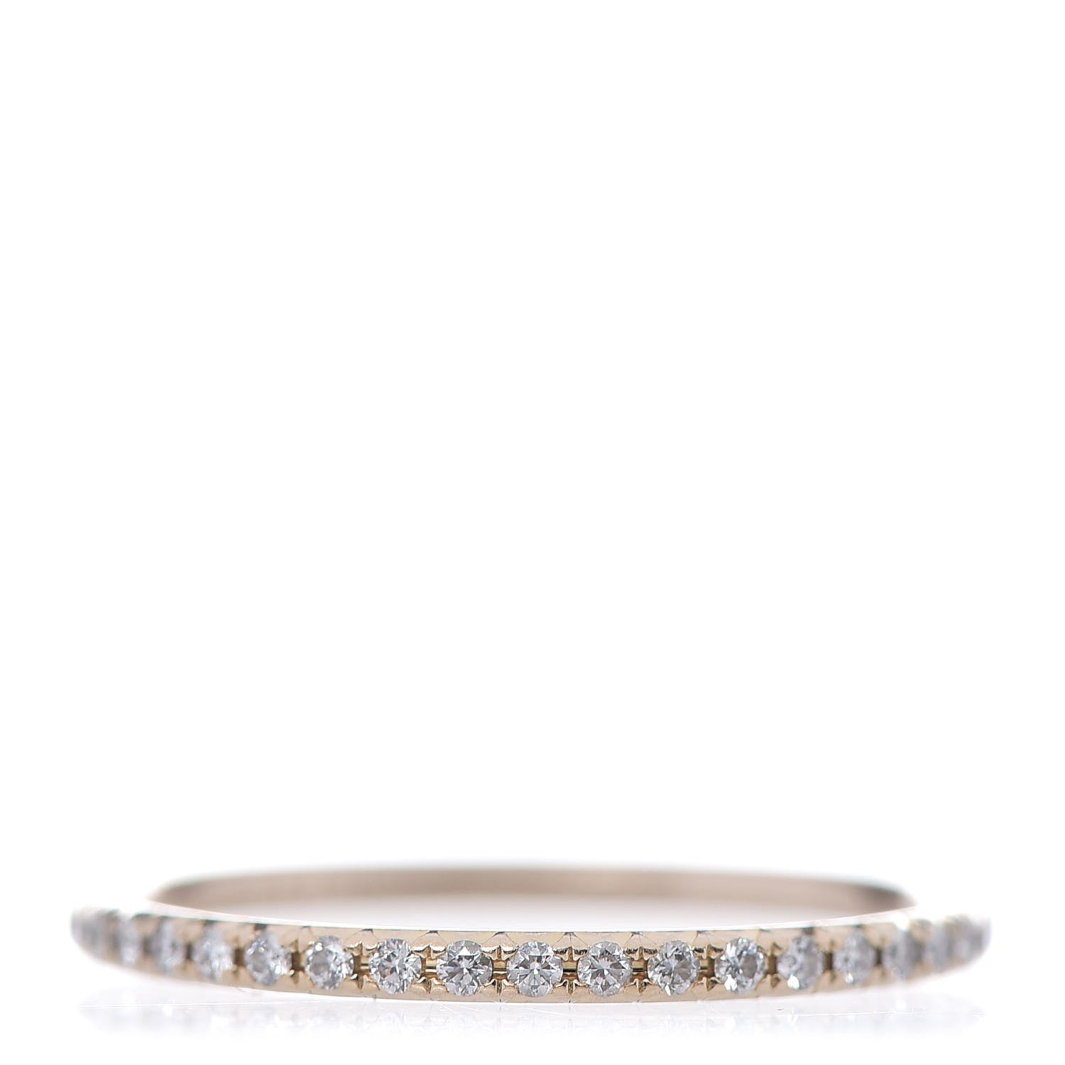 Tiffany 18K Rose Gold Diamond Metro Band Ring 52 6 3 of 6
