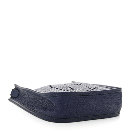 Hermes Taurillon Clemence Evelyne TPM Bleu Encre 4 of 11