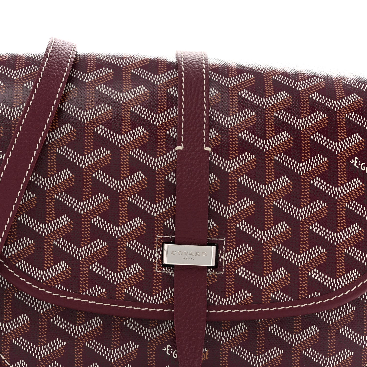 Goyard Goyardine Belvedere II PM Messenger Bag Bordeaux Bordeaux 7 of 11