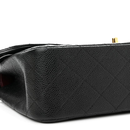 Chanel Caviar Quilted Jumbo Double Flap Black 9 of 11