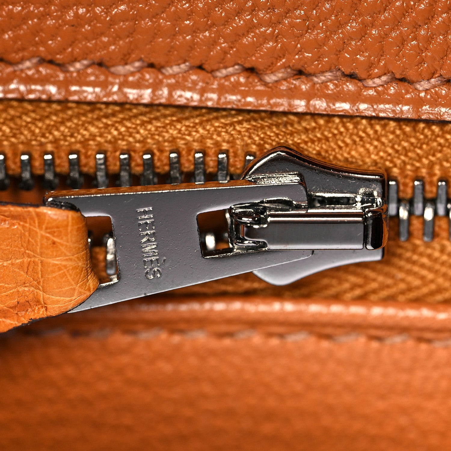 Hermes Ostrich Birkin 30 Abricot 21 of 35