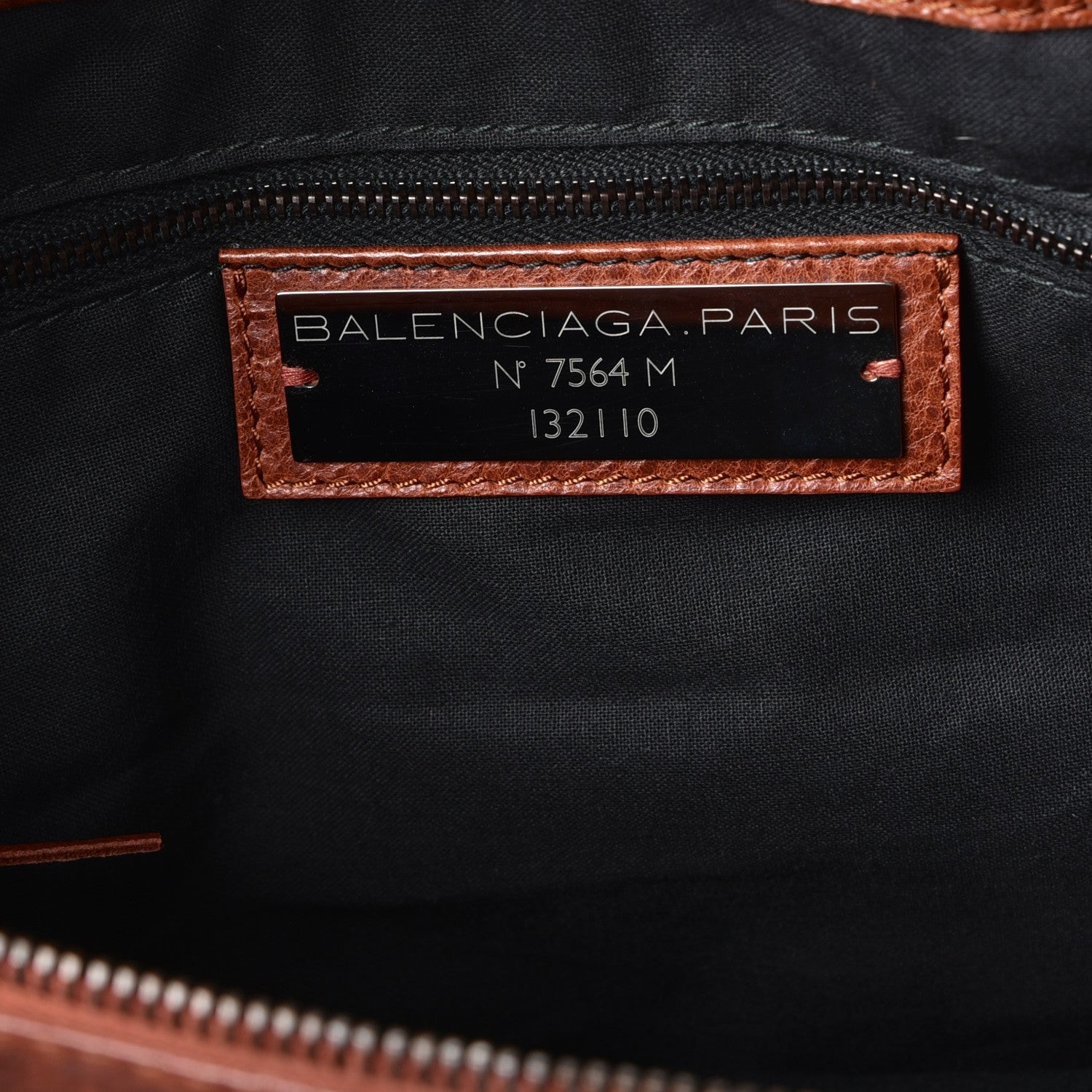Balenciaga Agneau Classic Hardware Work Orange Brulee 6 of 7