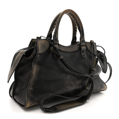 Balenciaga Used Calfskin Rust Hardware Neo Classic City Black 3 of 13