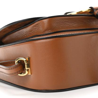 Miu Miu Goatskin Madras Dahlia Satchel Brandy 8 of 10