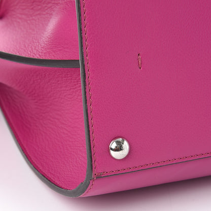 Fendi Vitello Dolce Shiny Nappa Petite 3Jours Tote Magenta Carbone 11 of 16