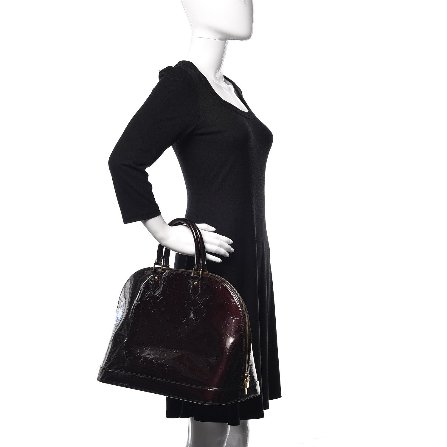 Louis Vuitton Vernis Alma GM Amarante 2 of 15
