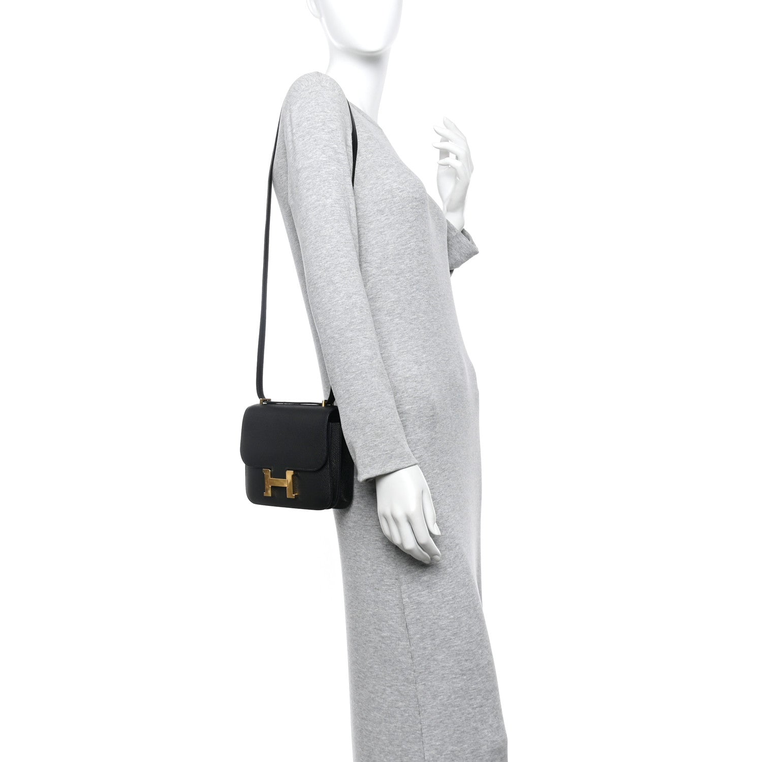 Hermes Epsom Constance 18 Black 2 of 11