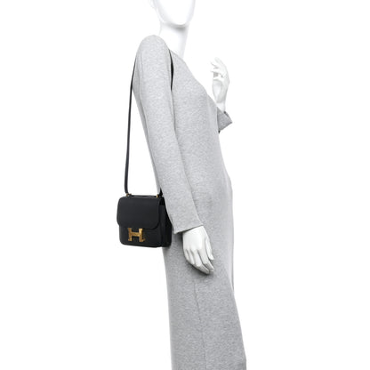 Hermes Epsom Constance 18 Black 2 of 11