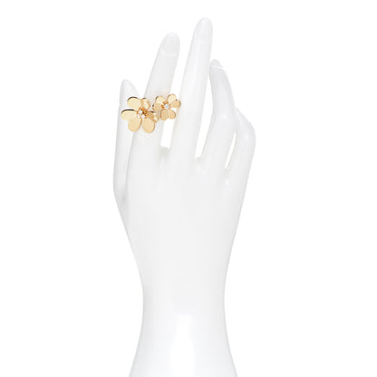 Van Cleef & Arpels 18K Yellow Gold Diamond Frivole Between The Finger Ring 51 5.75 2 of 6