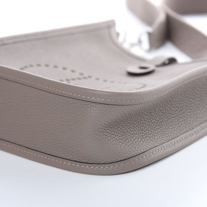 Hermes Taurillon Clemence Evelyne TPM Gris Asphalt 9 of 10