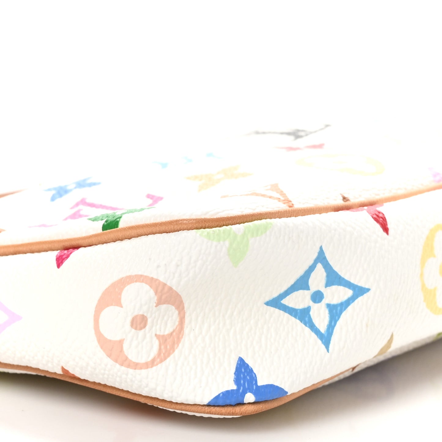 Monogram Multicolor Pochette Accessories White