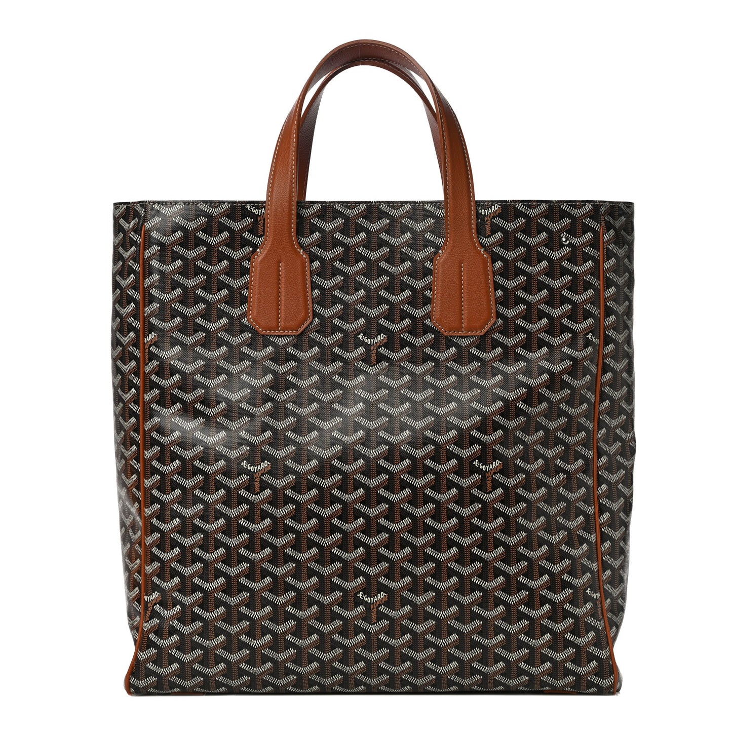 Goyardine Voltaire III Tote Black Gold