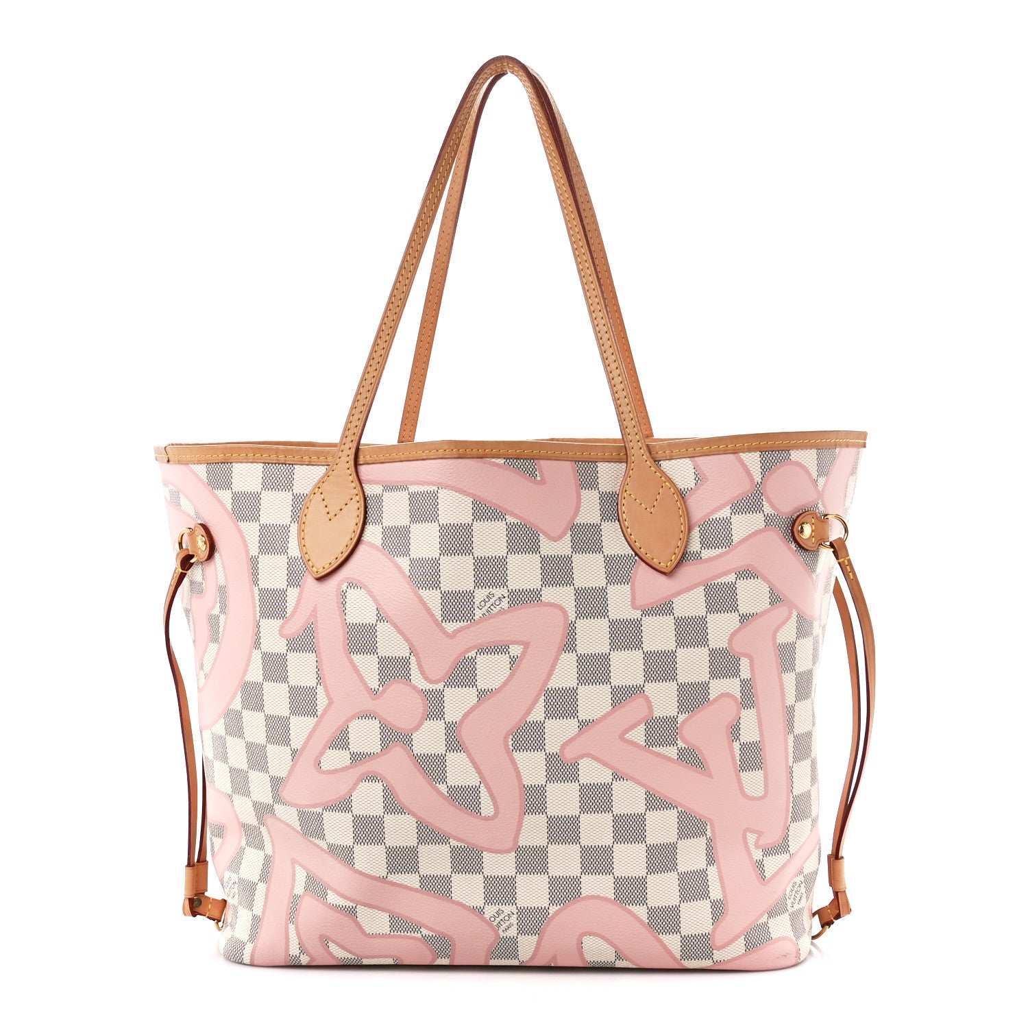 Louis Vuitton Damier Azur Tahitienne Neverfull MM 3 of 14