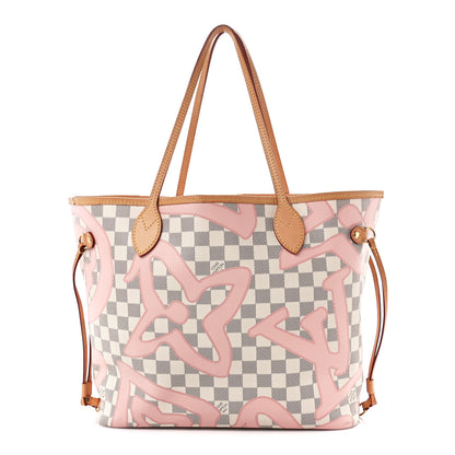 Louis Vuitton Damier Azur Tahitienne Neverfull MM 3 of 14