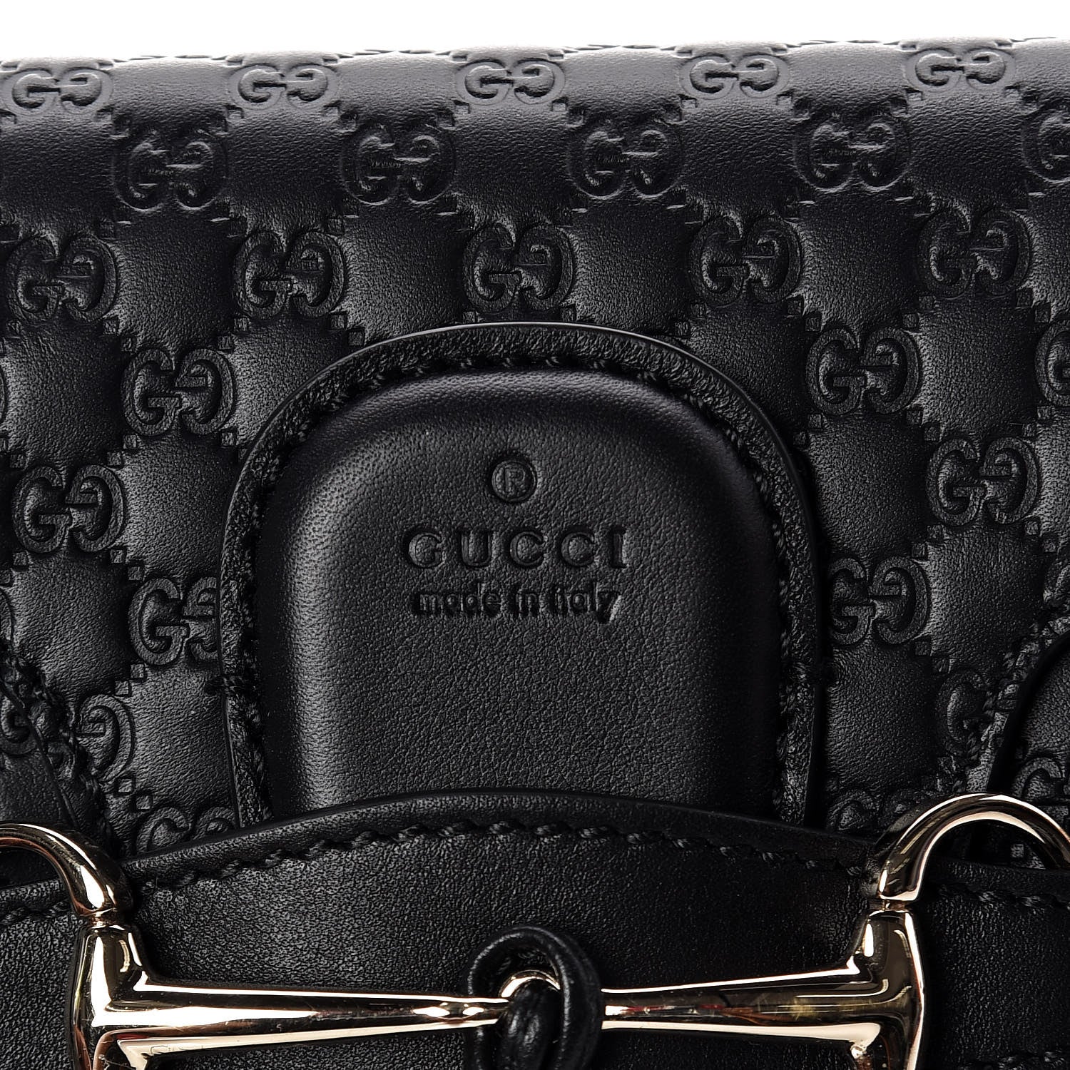 Gucci Microguccissima Mini Emily Shoulder Bag Black 8 of 10