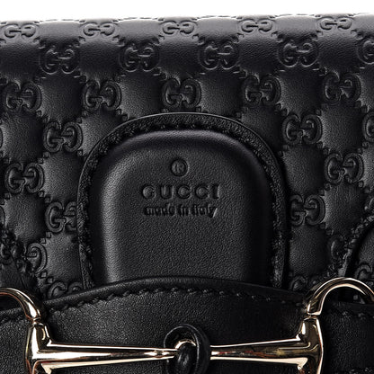 Gucci Microguccissima Mini Emily Shoulder Bag Black 8 of 10
