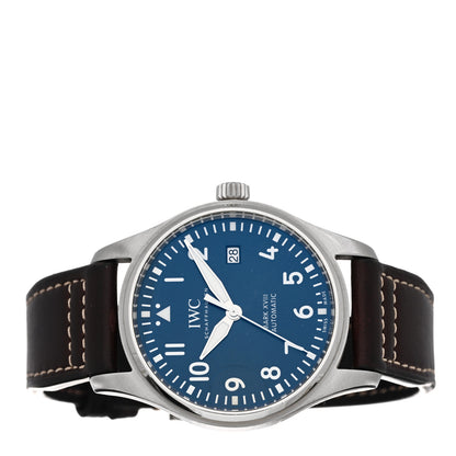IWC Stainless Steel Calfskin 40mm Pilot Mark XVIII Edition Le Petit Prince Automatic Watch Blue IW327010 2 of 4
