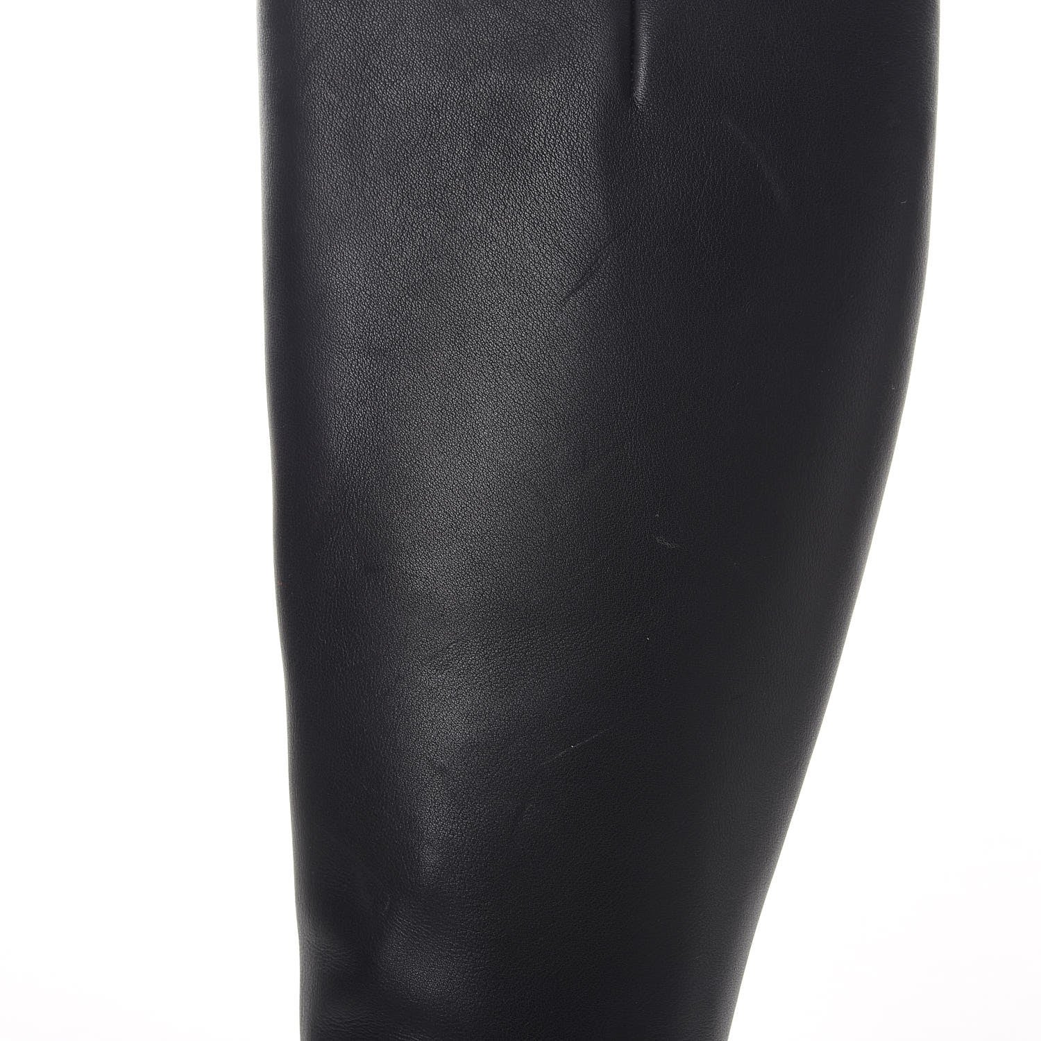 Christian Louboutin Calfskin Bianca Botta 140 Knee Boots 40 Black 10 of 16