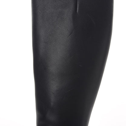 Christian Louboutin Calfskin Bianca Botta 140 Knee Boots 40 Black 10 of 16
