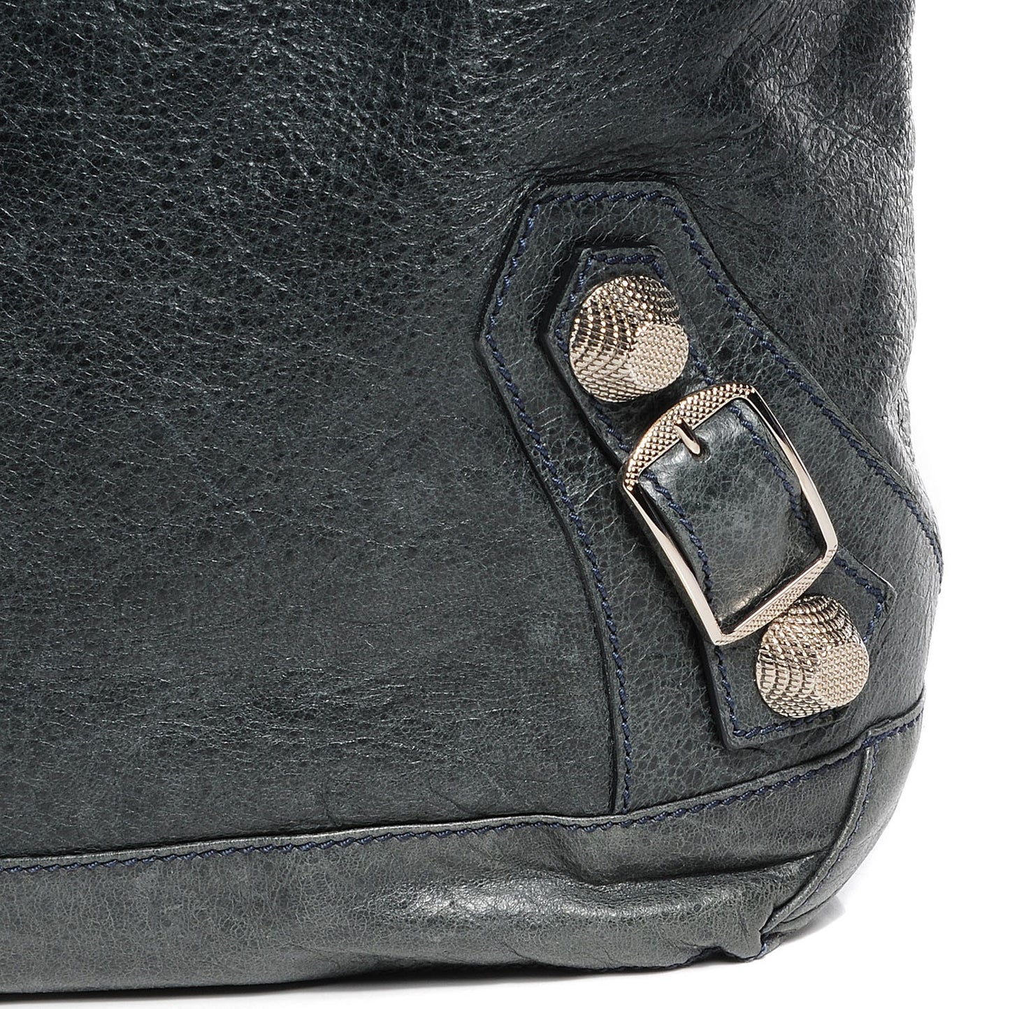 Agneau Giant 21 Silver Hardware Day Hobo Anthracite