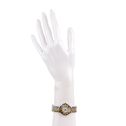 Cartier Stainless Steel 18K Yellow Gold 28mm Must De 21 Bullet Link Quartz Watch 2 of 7