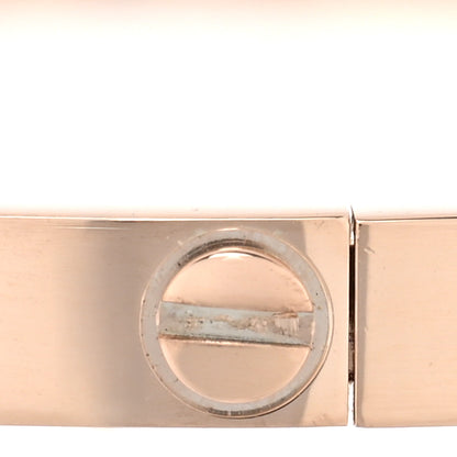 Cartier 18K Pink Gold 6 Diamond Small LOVE Bracelet 16 4 of 6