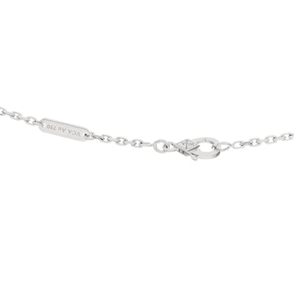 Van Cleef & Arpels 18K White Gold Diamond Magic Alhambra Long Necklace 3 of 3