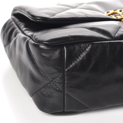 Chanel Lambskin Quilted Medium 19 Flap Black 8 of 10